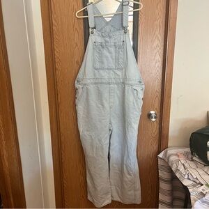 Old Navy Light Blue Denim Overalls - Wide Leg Baggy light wash